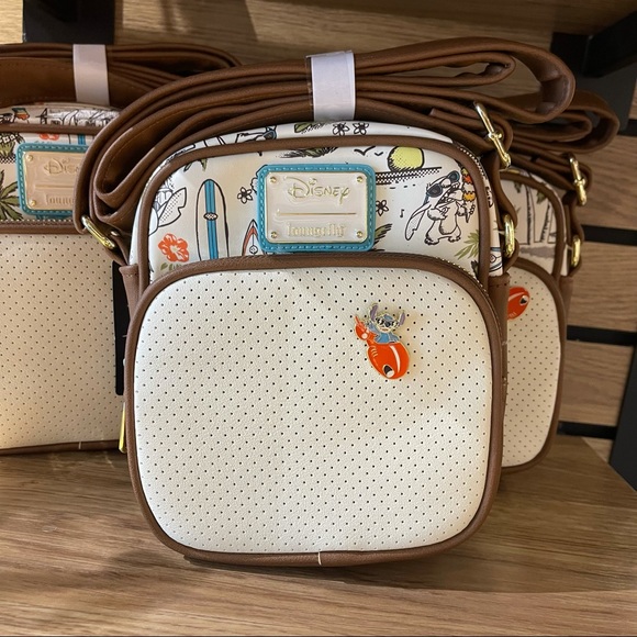 Loungefly Handbags - Lilo & Stitch Tropical Pin Collector Crossbody